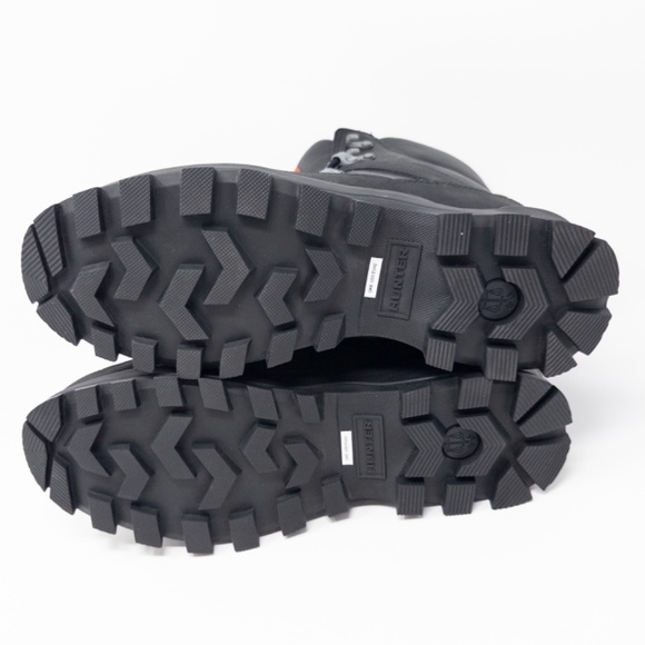 Hunter Explorer Commando Winter Snow Boot Black Leather Men’s 9 US 42 EU UK 8 - Picture 5 of 5